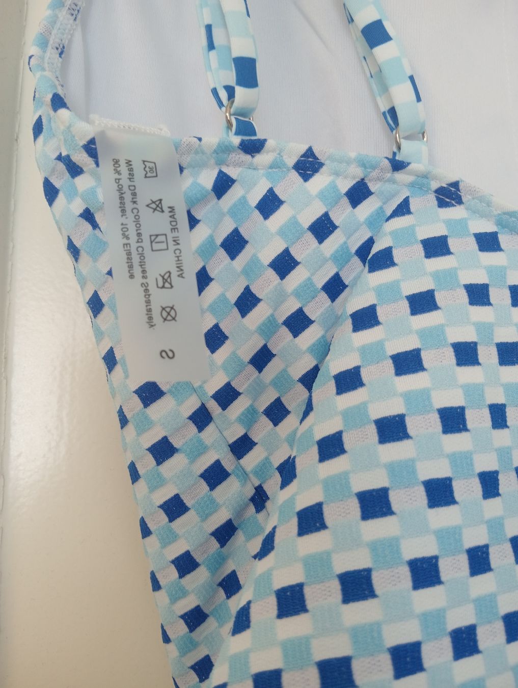 Costumi da bagno & Bikini: Neuer Einteiler-Badeanzug mit Gingham-Muster Grösse S – Nuovo (secondo la descrizione) da Allschwil venduto da Evgeniia78 3
