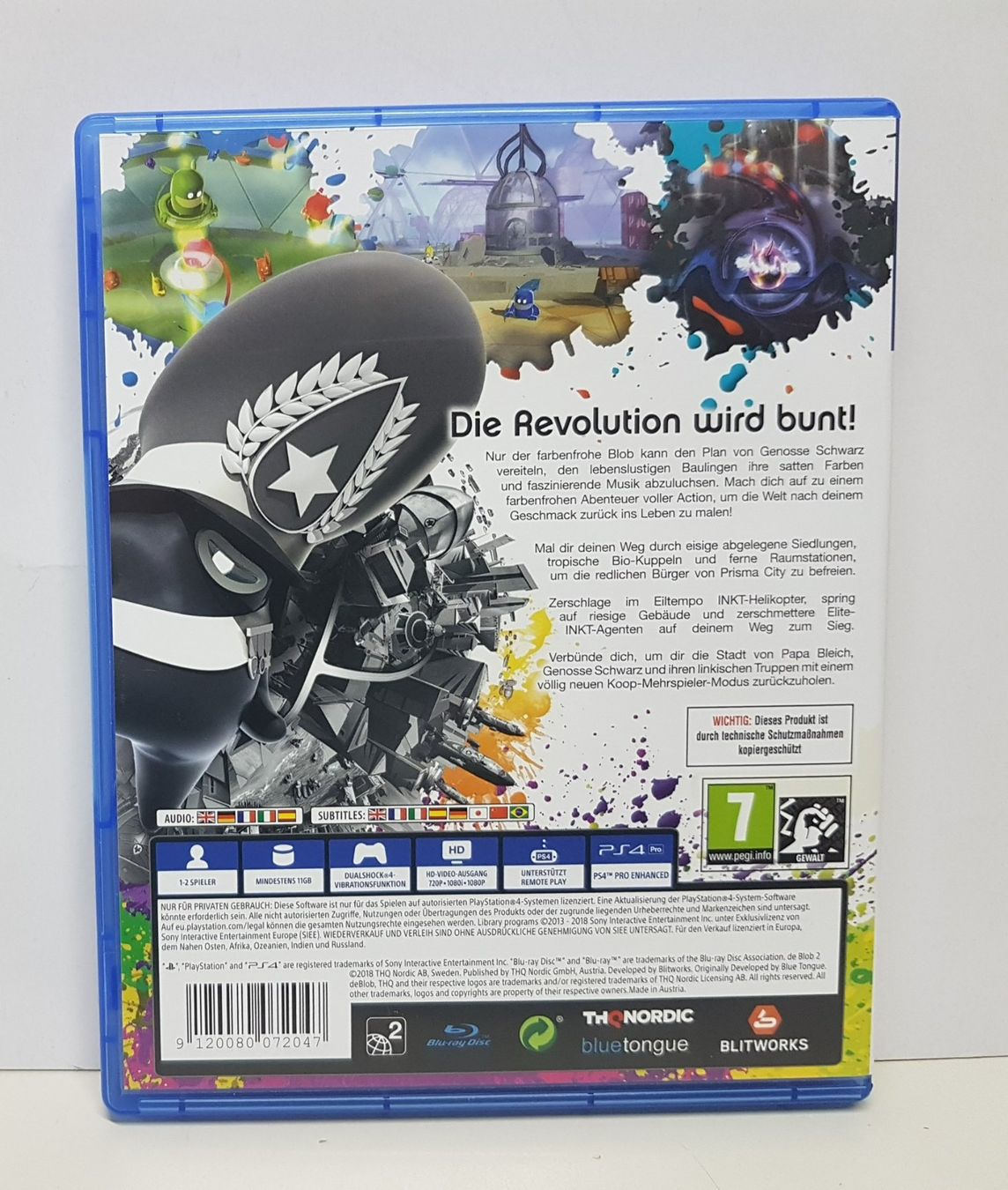 Sony Giochi: De Blob 2  Farbenfrohe Abenteuer voller Action PS4 – Usato da Schüpfheim venduto da Games_Spielkonsolen 2