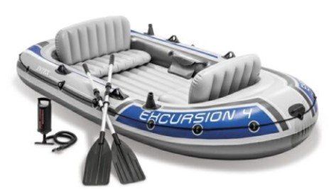 Barche: Schlauchboot Intex Exursion 4 Personen Schwimm Westen – Usato da Sursee venduto da cb-marcos