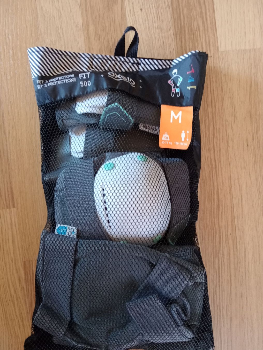 Schutz & Schoner: Oxelo Schützer-Set (Grösse M) – Gebraucht aus Einigen von tchalva