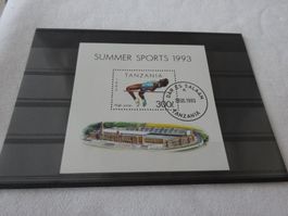 Sondermarke Tanzania 28.05.1993 Sommer Sports