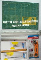 Set 6teilig: Schneidematte A4 aus PVC mit Zubehör / Neu