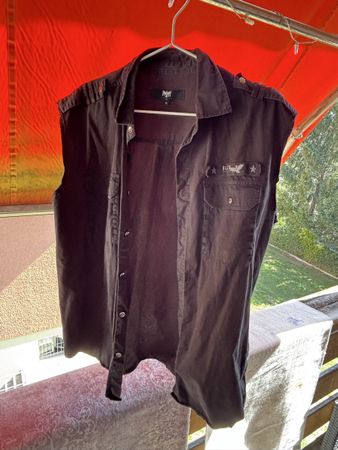 Ärmelloses Hemd Black Premium by EMP schwarz Grösse XL