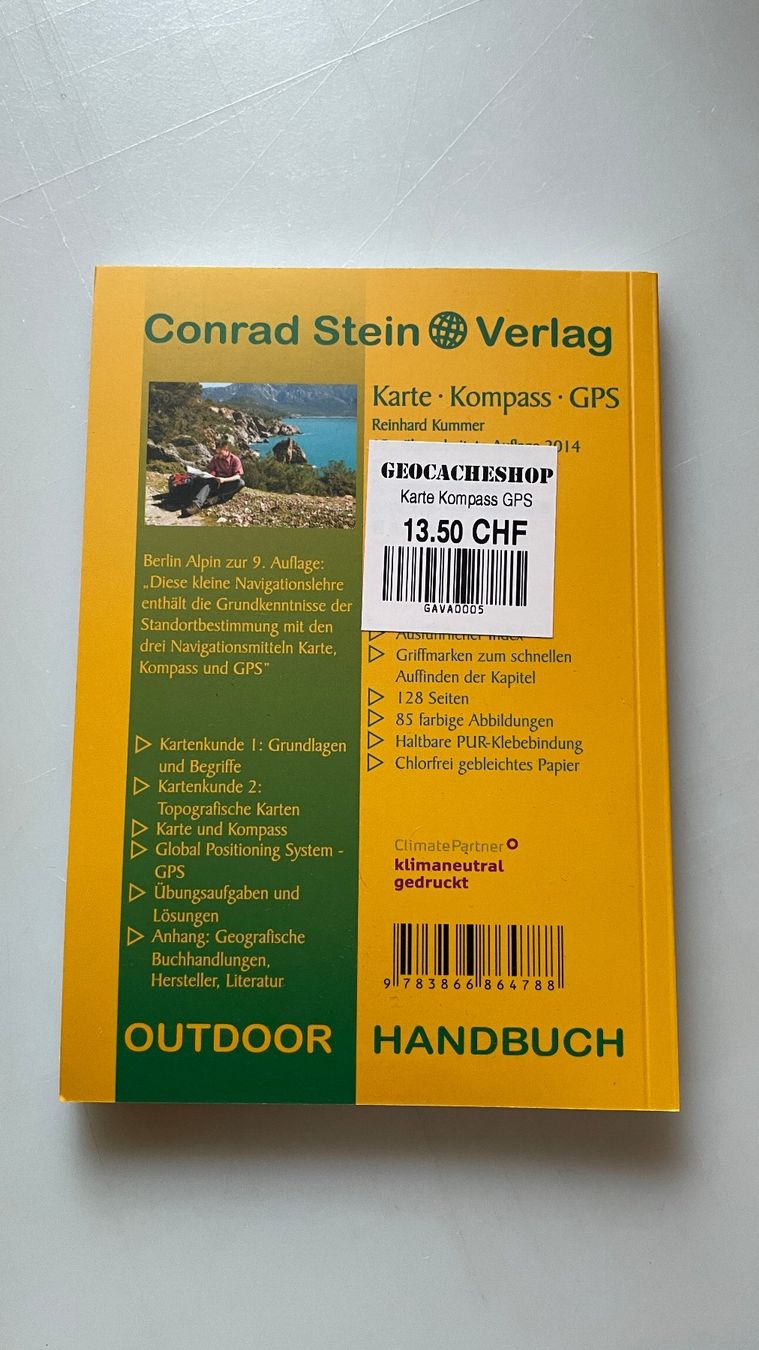 Libri: Outdoor Handbuch Karte Kompass GPS – Nuovo (secondo la descrizione) da Glattfelden venduto da cybermaxx 1