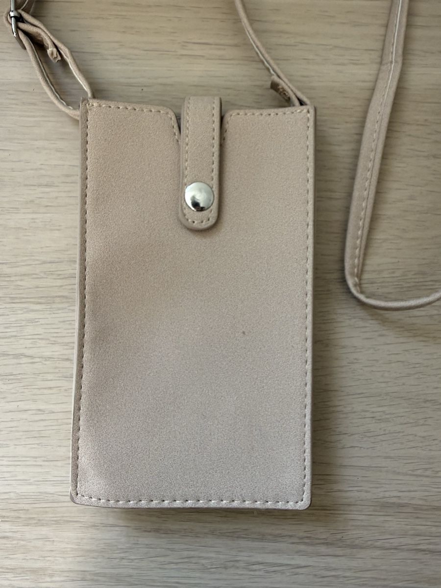 Borse: Beige Handytasche mit Umhängeband – Usato da Dachsen venduto da Lor_sch 1