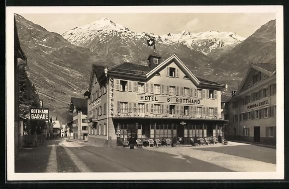 Ansichtskarten: AK St. Gotthard, Hotel St. Gotthard – Gebraucht aus Berlin von bartko-reher