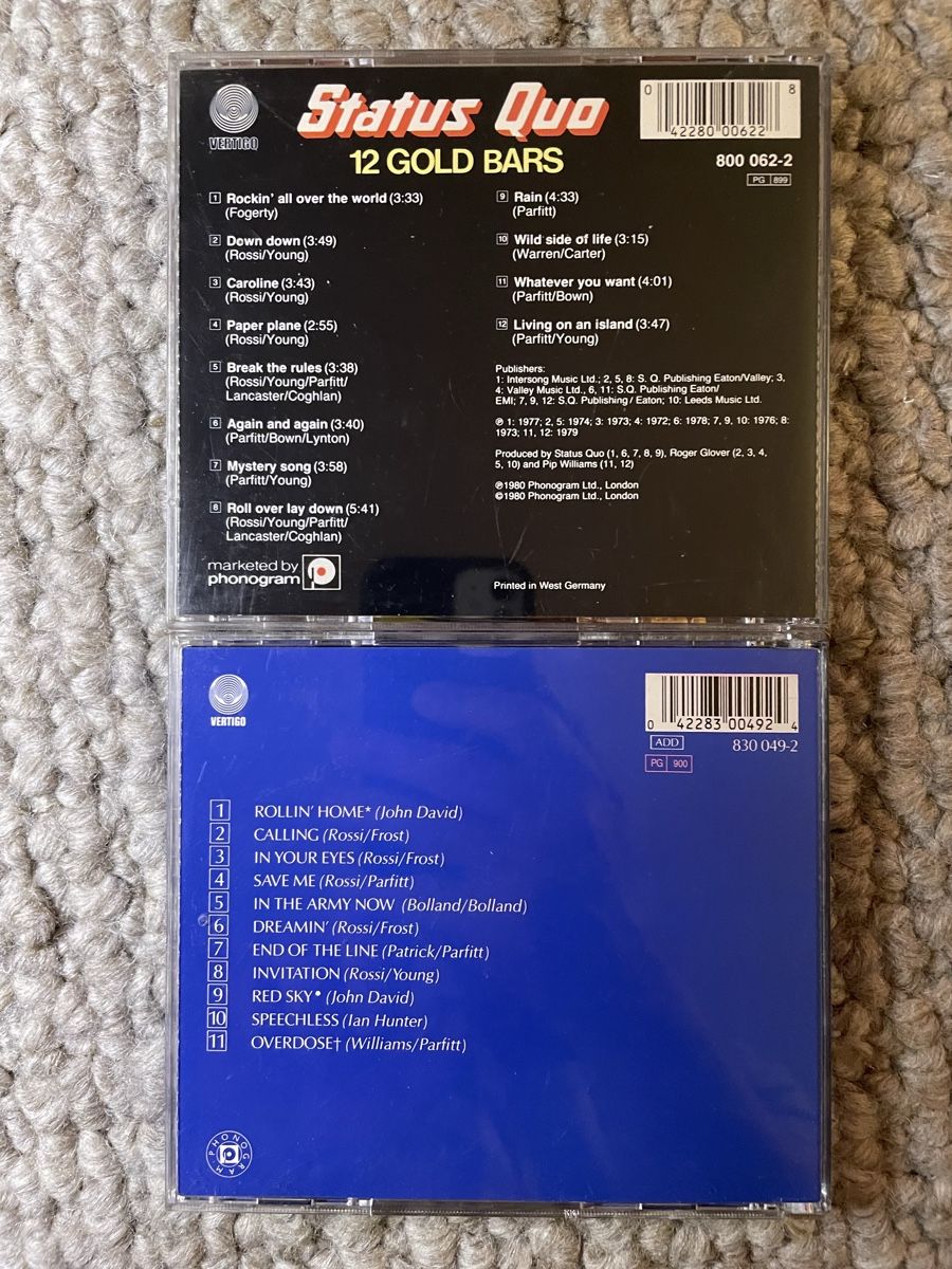 CD: 2x Status Quo – Usato da Reinach AG venduto da trigger7811 1