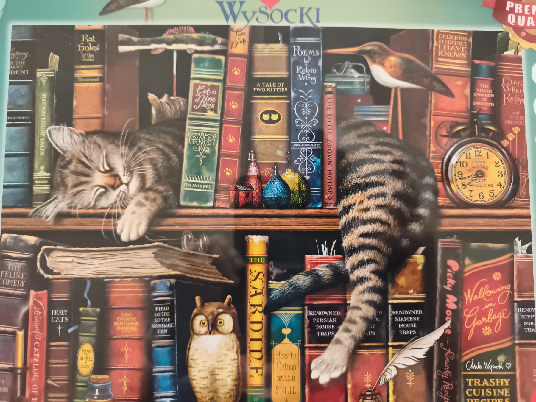 Puzzle: OVP - 1000 Puzzle Schmidt, Frederick, der Literat – Nuovo e nell'imballaggio originale da Obernau venduto da stimeroli 1