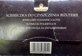 Schmuck-Poliertuch – besonders für Silberschmuck