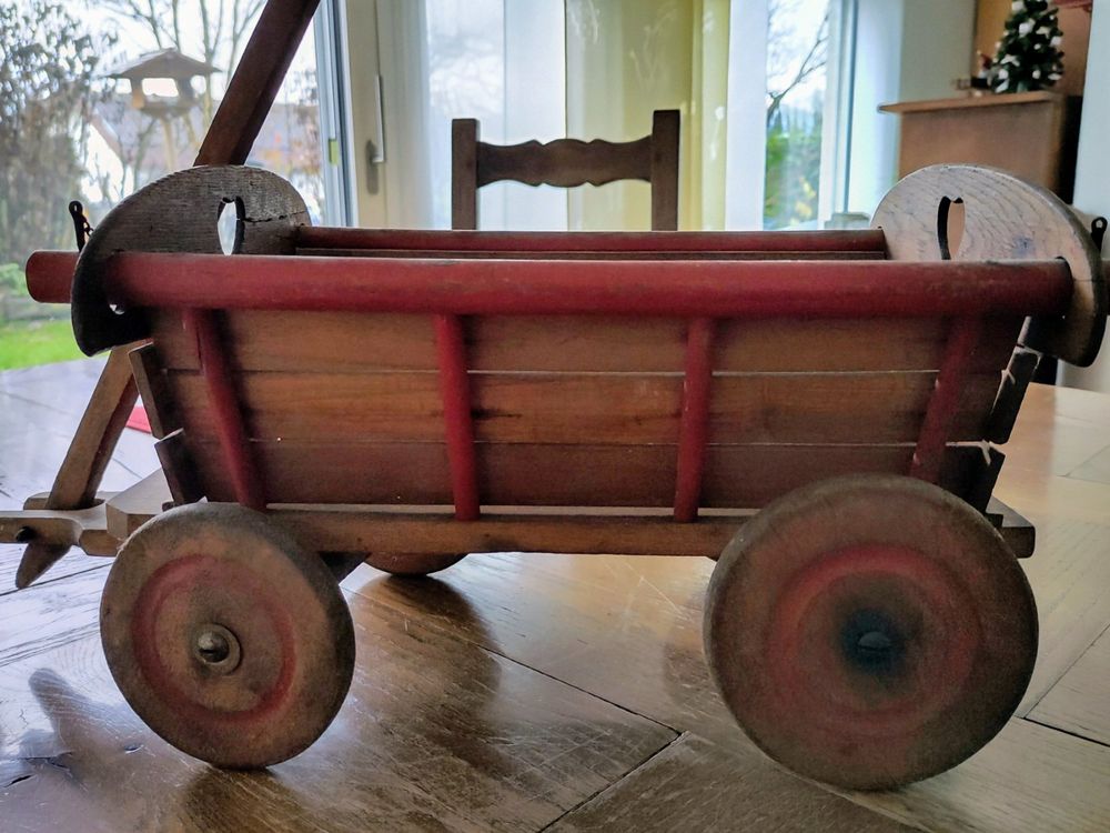 Jouets: Antikes Leiterwägali – D'occasion à Meggen par 041benji01 1