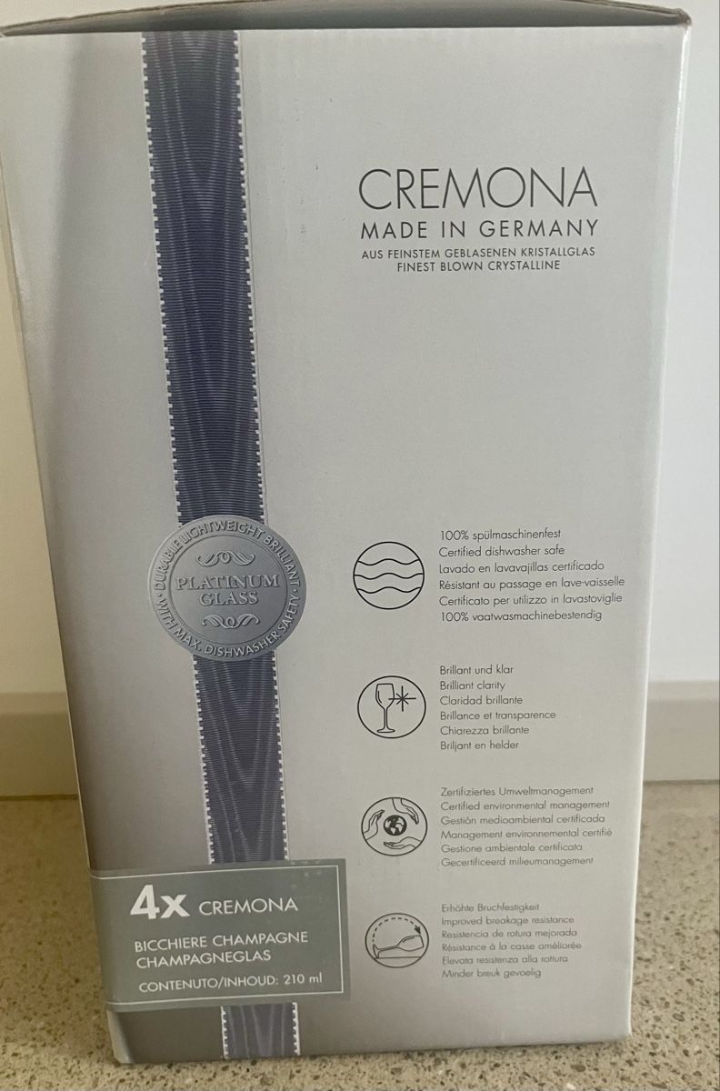 Gläser: Spiegelau Cremona Champagnerglas 4x – Neu und originalverpackt aus Zürich von Jaskam 1