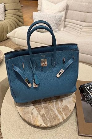 HERMES BIRKIN 35 BLUE JEAN