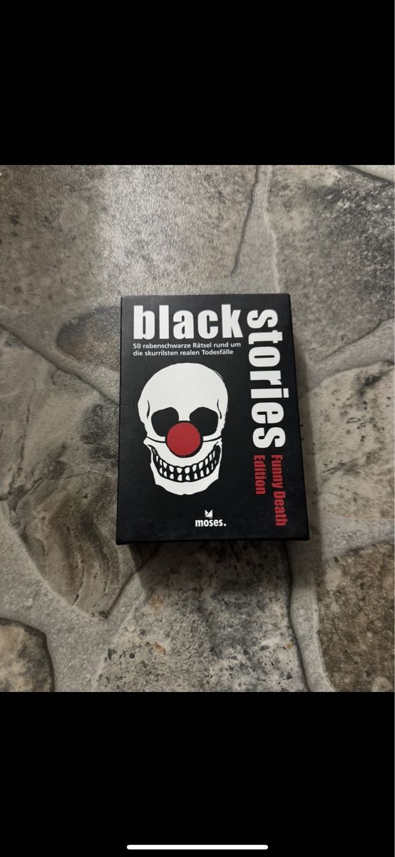 Spiele: Black Stories Rätselspiel – Gebraucht aus Niederglatt ZH von vul_v86c