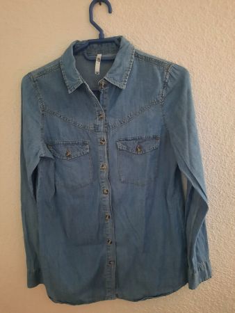 Damen Jeansbluse, Gr. S