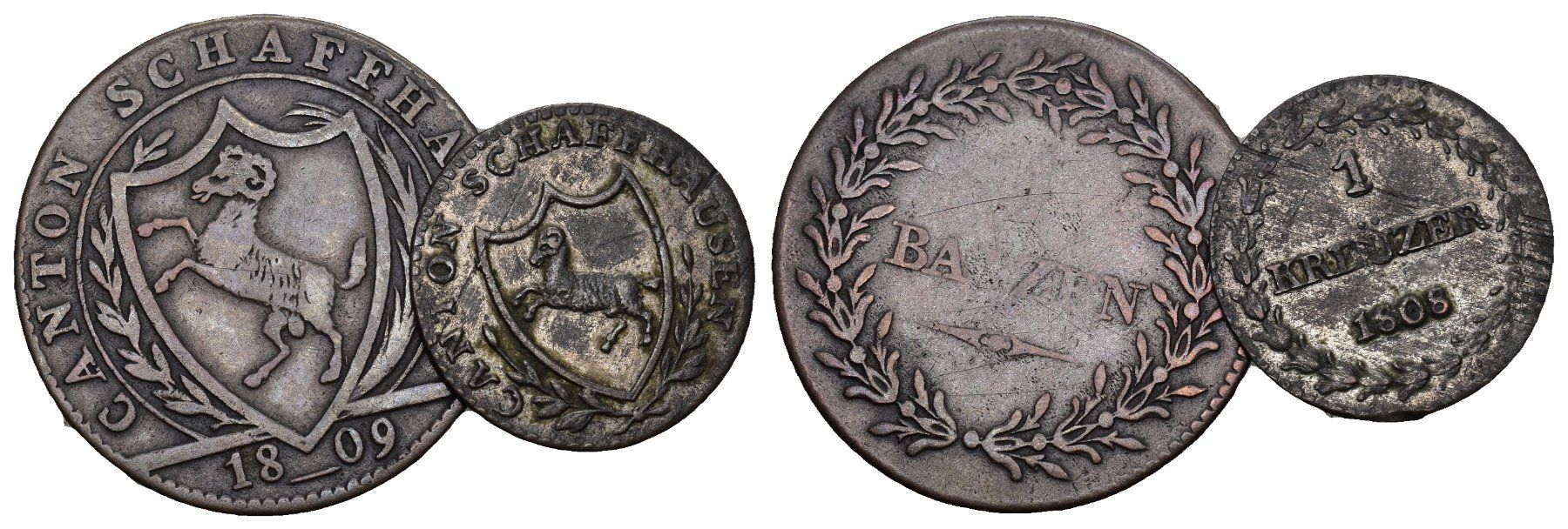 Tutti le monete: Schaffhausen 1809 – Usato da Bern venduto da numismatictops