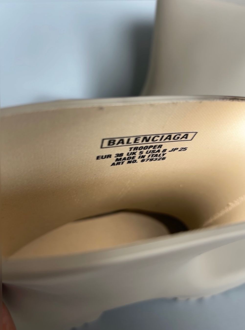 Balenciaga Scarpe da uomo: BALENCIAGA TROOPER RUBBER BOOTS – Nuovo (secondo la descrizione) da Lausanne venduto da S_luxury 5