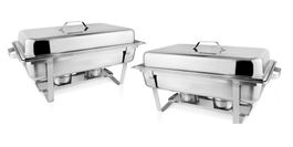 Chafing Dish , Edelstahl mit 6 GN-Behältern, 15.5 L