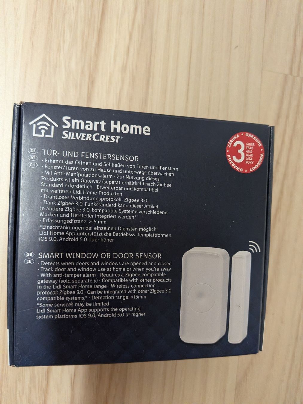 Sistemi d'allarme: Silvercrest Tür- und Fenstersensor Zigbee 3.0 neu – Nuovo e nell'imballaggio originale da Schlieren venduto da Sant0ryu