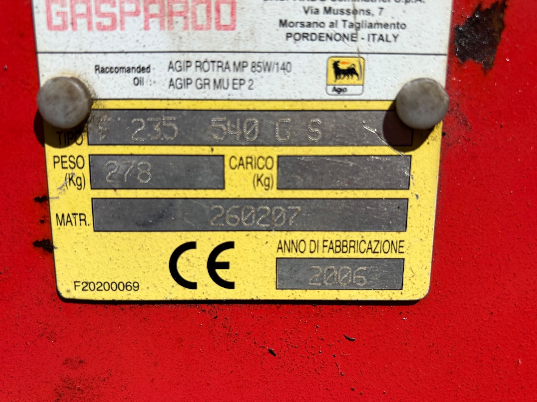 Tutte le macchine: Gaspardo Frontmäher kein Busatis – Usato da Hagenbuch ZH venduto da Staubhagenbuch 3