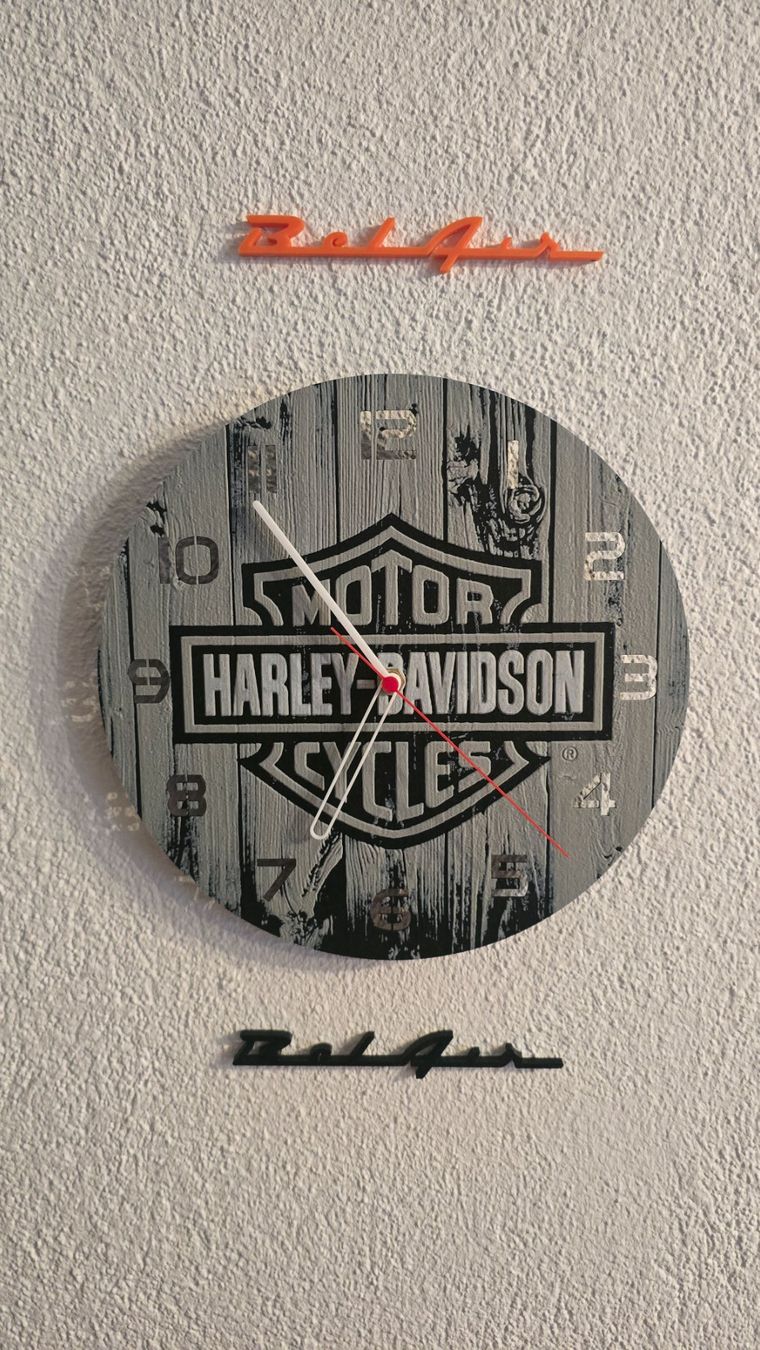 Orologi da terra & Orologi da parete: Harley Davidson Wanduhr – Nuovo (secondo la descrizione) da Winznau venduto da johny_wayne 1