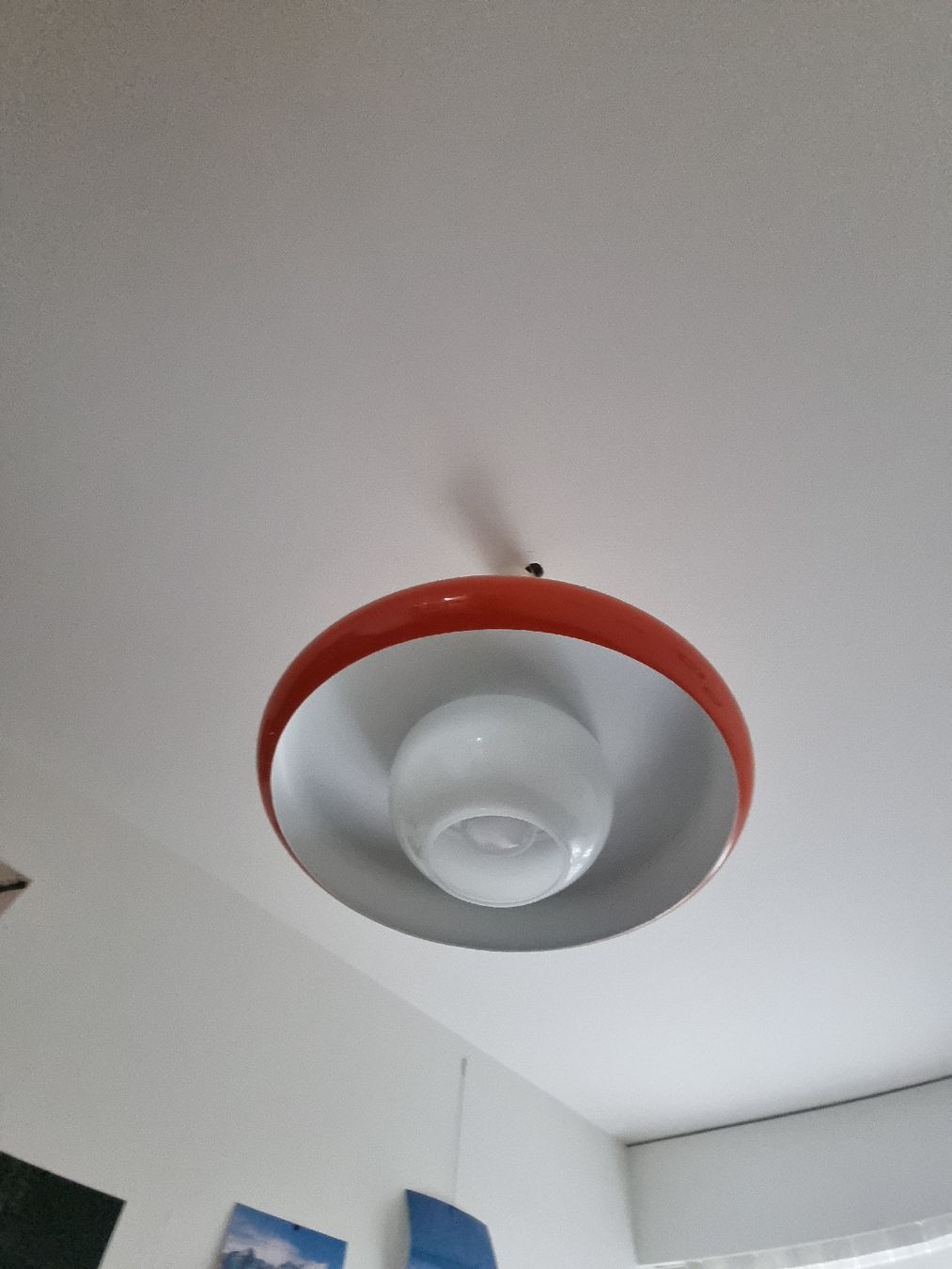 Lampadari & plafoniere: Vintage Hängelampe, orange/weiss – Usato da Basel venduto da luxrad 5
