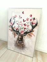 Wandbild Hirsch