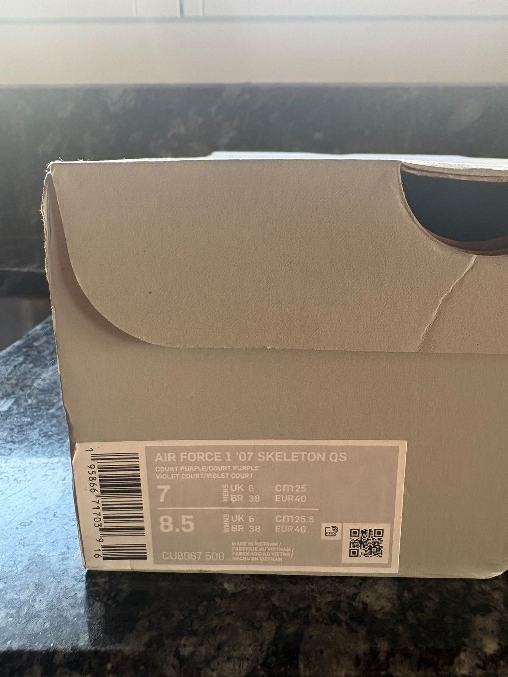 Nike Chaussures hommes: Air Force 1 Skeleton NEU – Neuf avec emballage d'origine à Visperterminen par yve_5plp 1