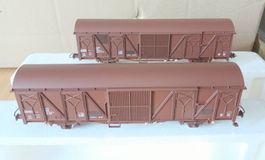 Heris HO 11559+11528, 2 wagons marchandises DR Ep. IV.