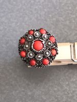 XXL BAROCK KORALLE KORALLEN RING 925 Silber Rg57 imposant