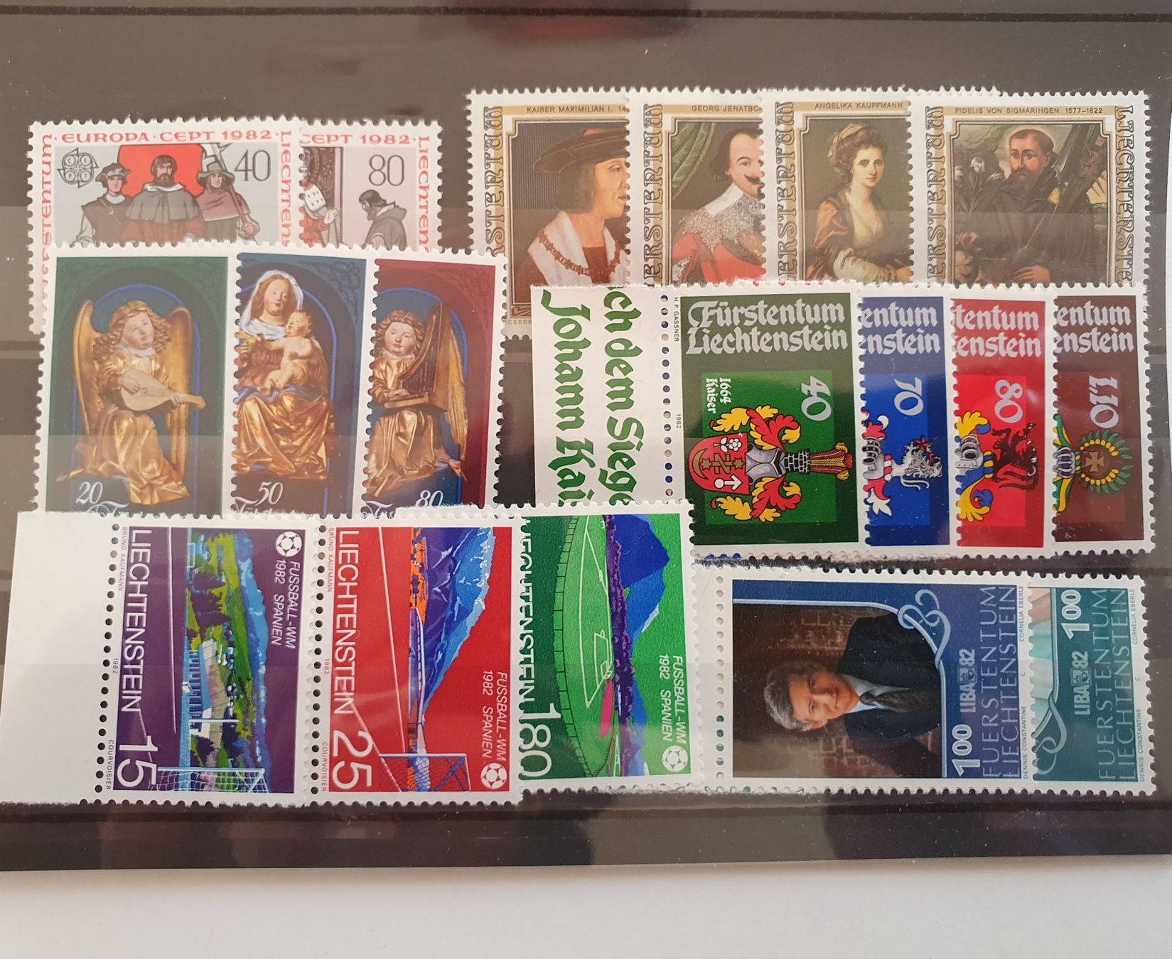 Alle Briefmarken: 1982  JSA ** – Neu (gemäss Beschreibung) aus Alten von Regenwasser