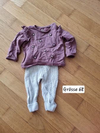 Mädchen Set lila Grösse 68 guter Zustand