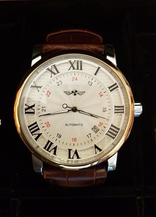 Orologi: Luxus Automatikuhr mit Box – Nuovo (secondo la descrizione) da Zürich venduto da Sarameier 2