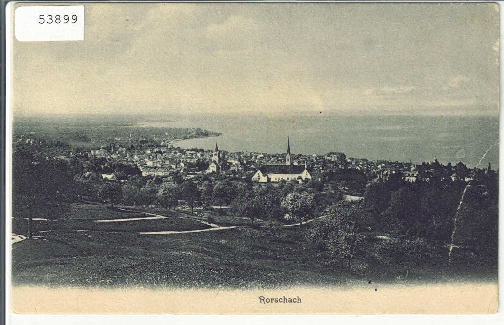 Cartoline postali: Rorschach - Generalansicht – Difettoso da Ettingen venduto da Kartenplanet