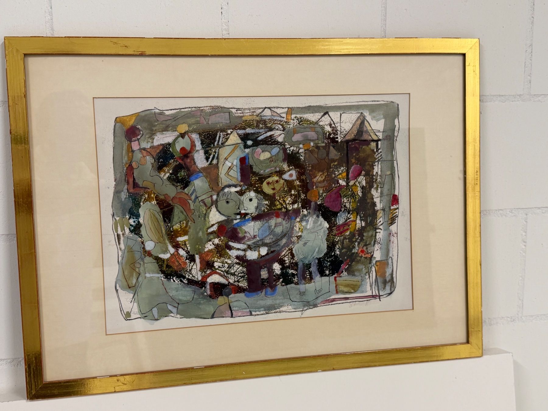 Gemälde: Paul Stauffenegger („Stauffi“, 1925–2016) Mischtechn. – Gebraucht aus Basel von PAUL_ART