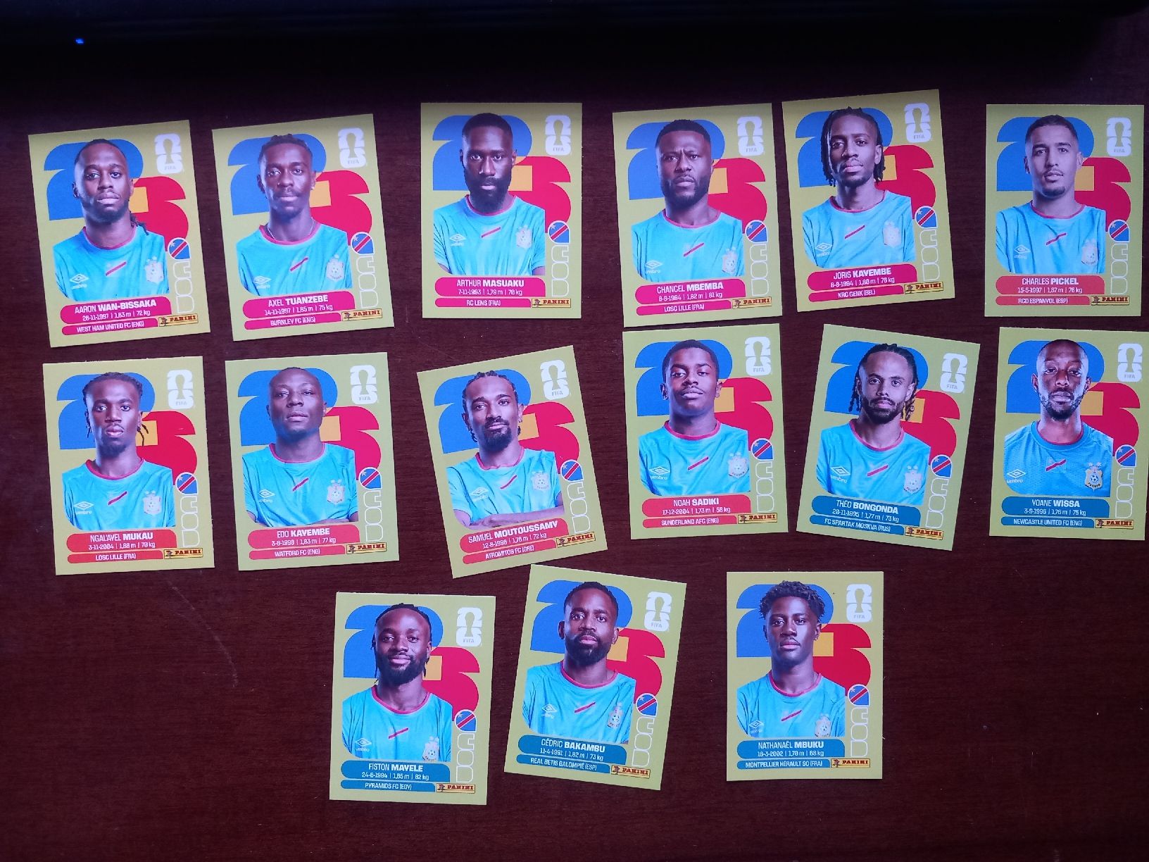 Panini Carte collezionabili: Panini Stickers World Cup 2026 Team COD  – Usato da Salavaux venduto da Lune_Diurne