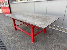 Schlossertisch / Arbeitstisch – massiv – 2500 × 1250 mm