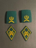 2 Patten/Achselschlaufen + 2 Kragenspiegel
