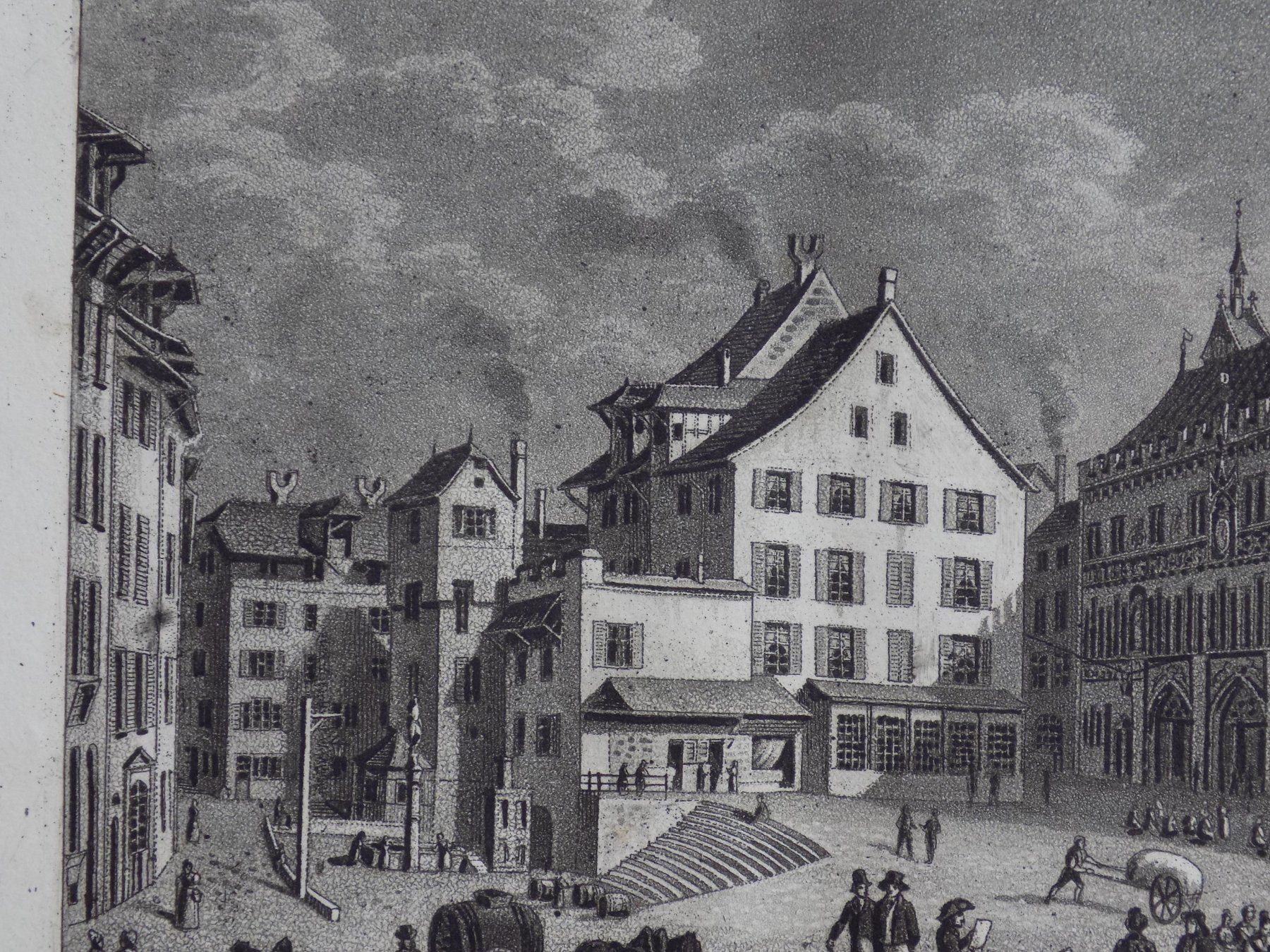 Incisioni: Basel der Marktplatz – Usato da Risch venduto da Rischli15 4
