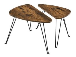 Couchtische 2er Set Beistelltische für Wohnzimmer FIORA