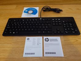 HP® Tastatur (CH) Slim Business mit Kabel (schwarz)