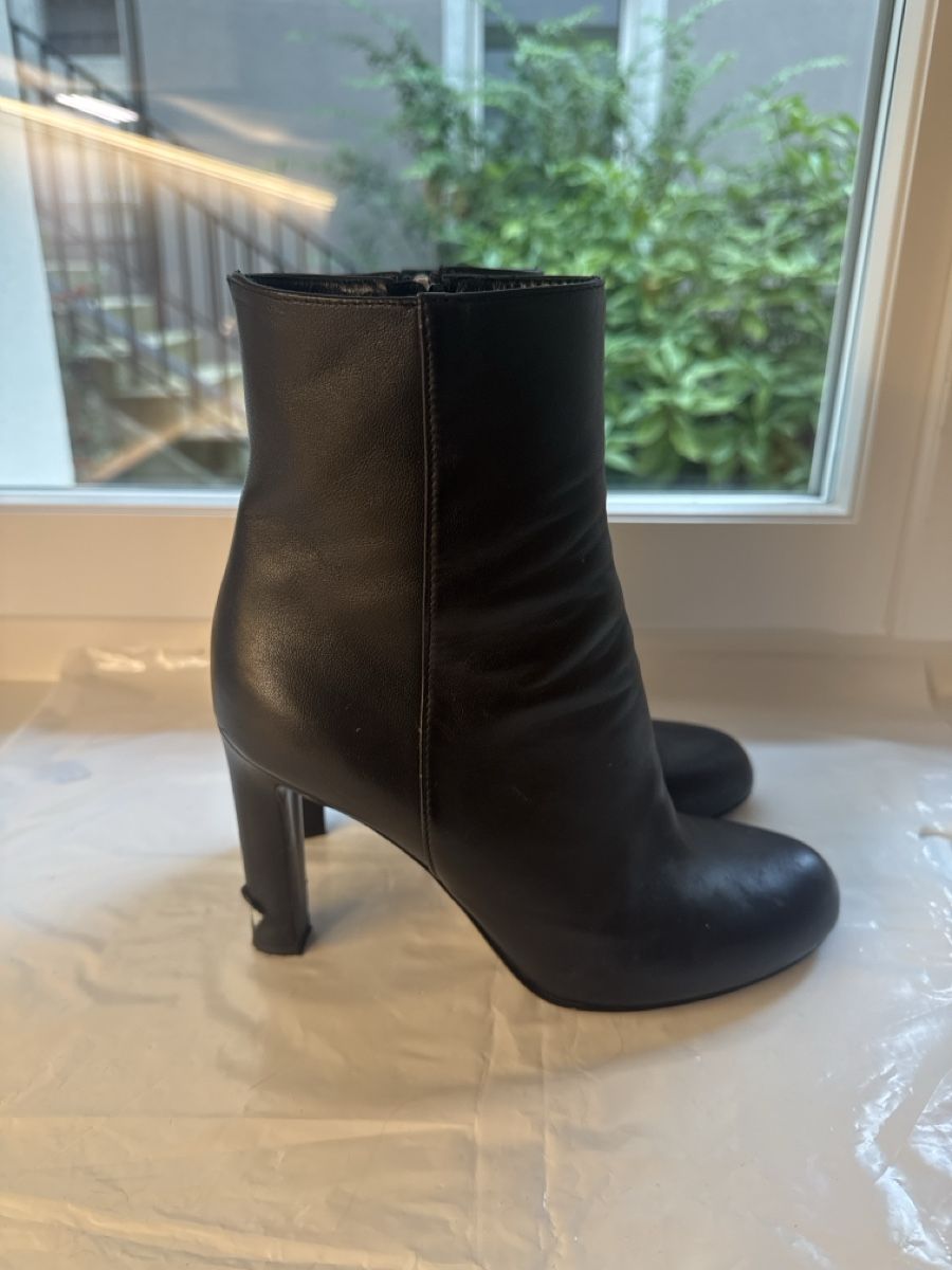 AGL Scarpe da donna: AGL Ankle Boots Leather Black Size 37.5 – Usato da Zürich venduto da agnes_to 5