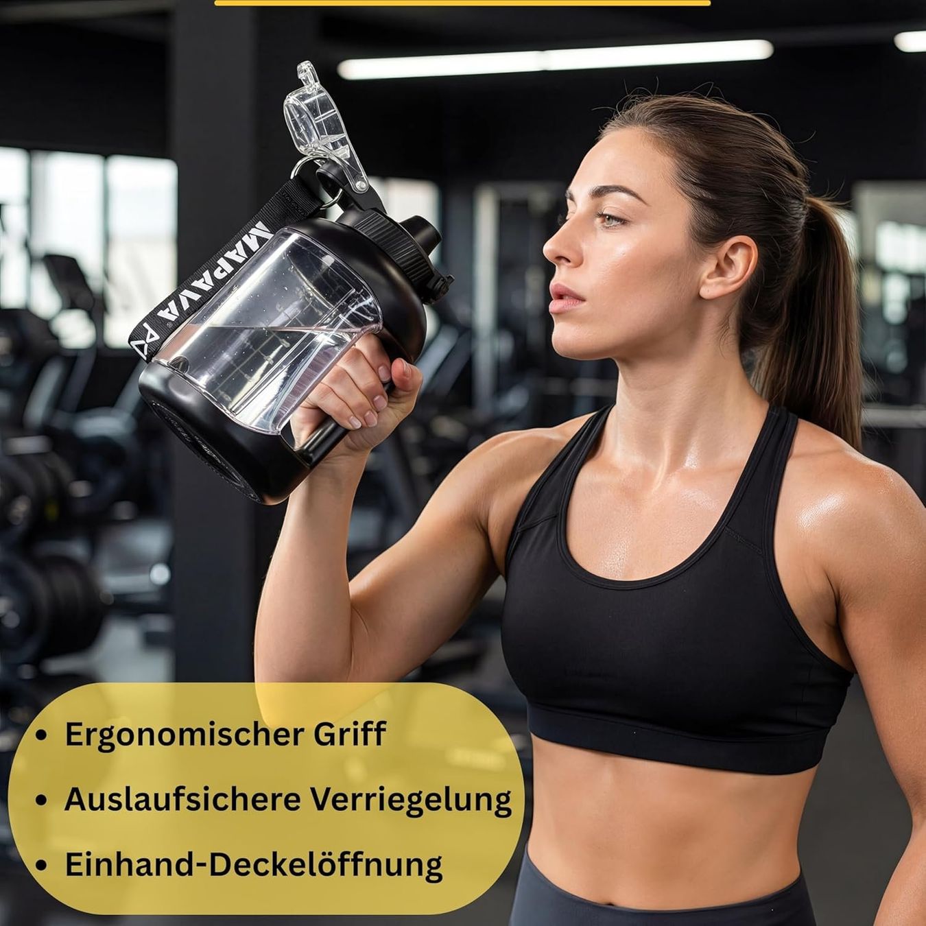 Trinkflaschen & Thermosflaschen: MAPAVA Trinkflasche 1.5L mit Trainingskarten – Neu und originalverpackt aus Suhr von SchnapperCH 6