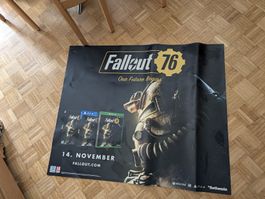 Fallout 76 Werbeplakat Fussmatte Bethesda von Gamestop 
