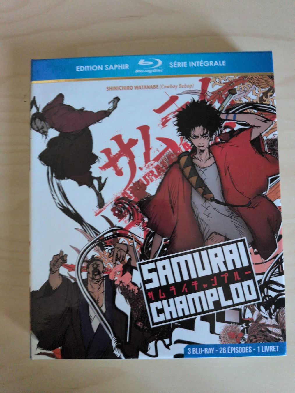 Tous les DVDs: Samurai Champloo Blu-ray Édition Saphir Série Intégrale – Neuf (Voir description) à Gland par Kyostal