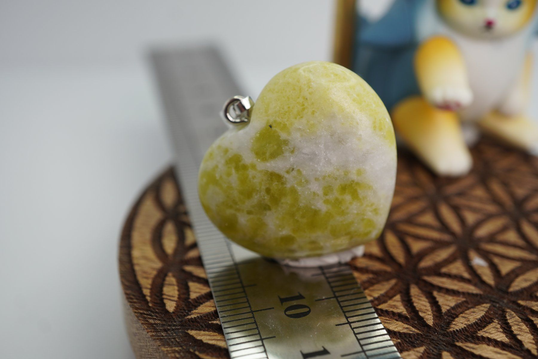 Minerali & Pietre curative: Lizardith     Herz  Anhänger   Edel     ab 1.-  Räumung – Nuovo e nell'imballaggio originale da Eschenbach SG venduto da topstone 3