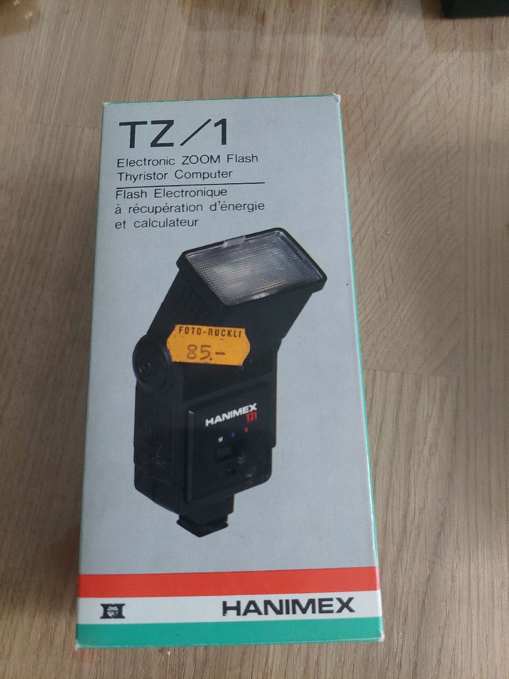 Flashs: Hanimex TZ-1 Blitzgeraet Zoom Electronic Thyristor Computer – Neuf avec emballage d'origine à Luzern par M.Ai 2