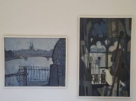 Zwei Ölgemälde von Urs Werner Hauser, Basel
