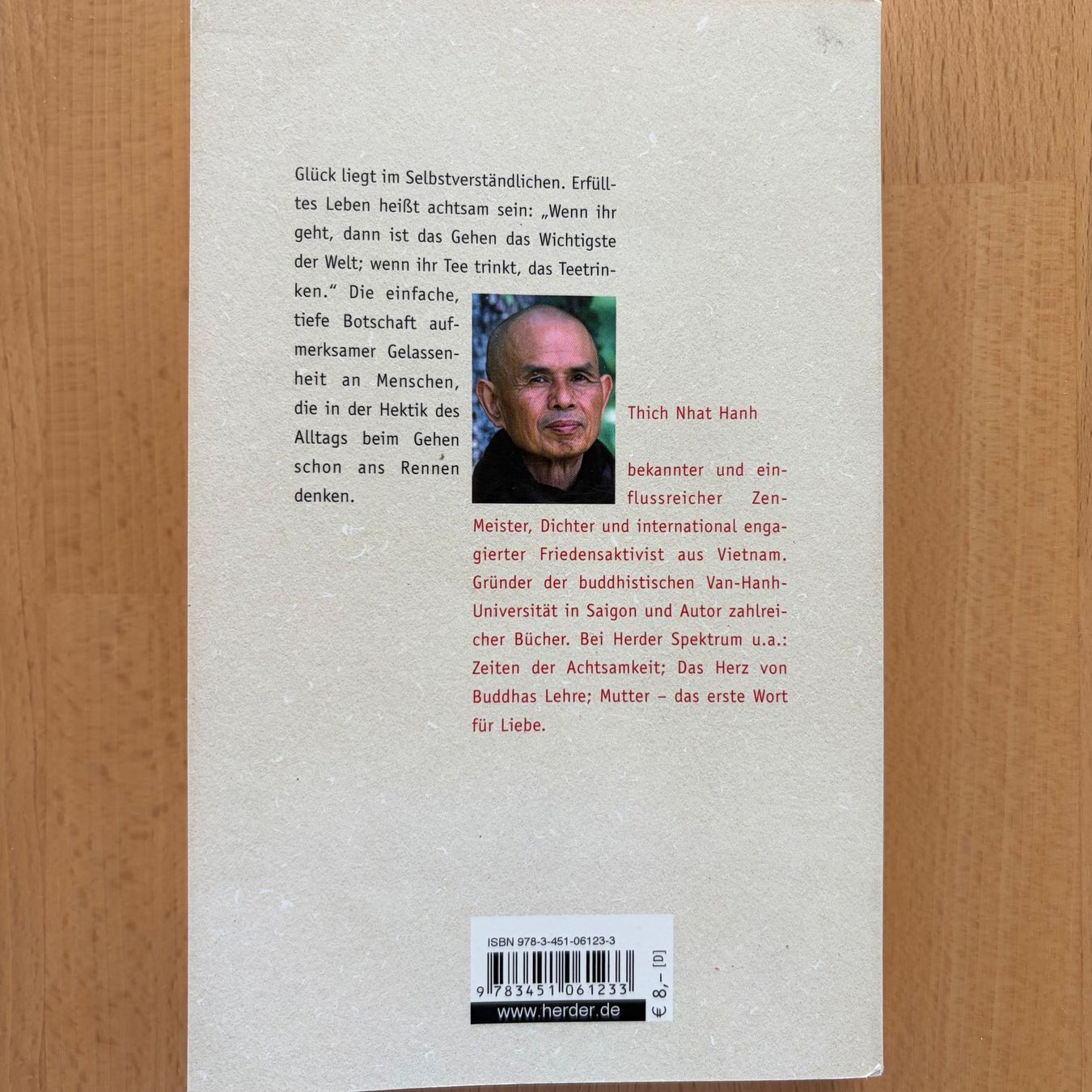Libri: Lächle deinem eigenen Herzen zu / Thich Nhat Hanh – Usato da Baar venduto da Schreibseele 1