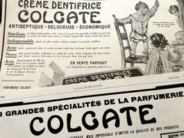 Colgate Zahnpasta Dentifrice - 2 Werbungen/Publicités 1906