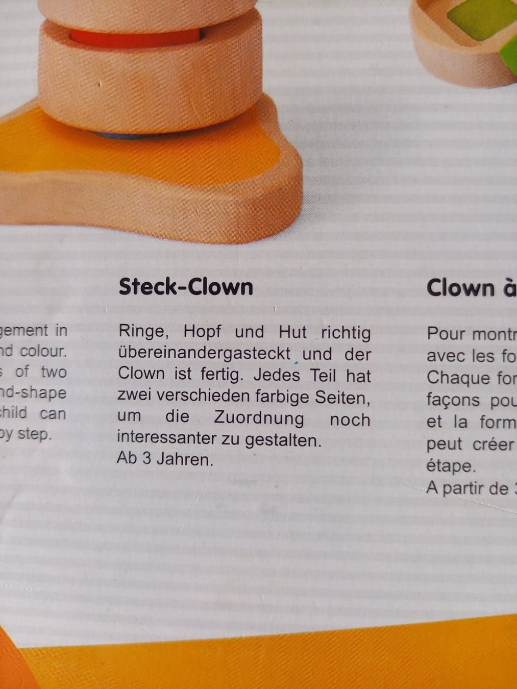 Giochi: Stapelclown aus Holz – Usato da St. Pantaleon venduto da whity75 3